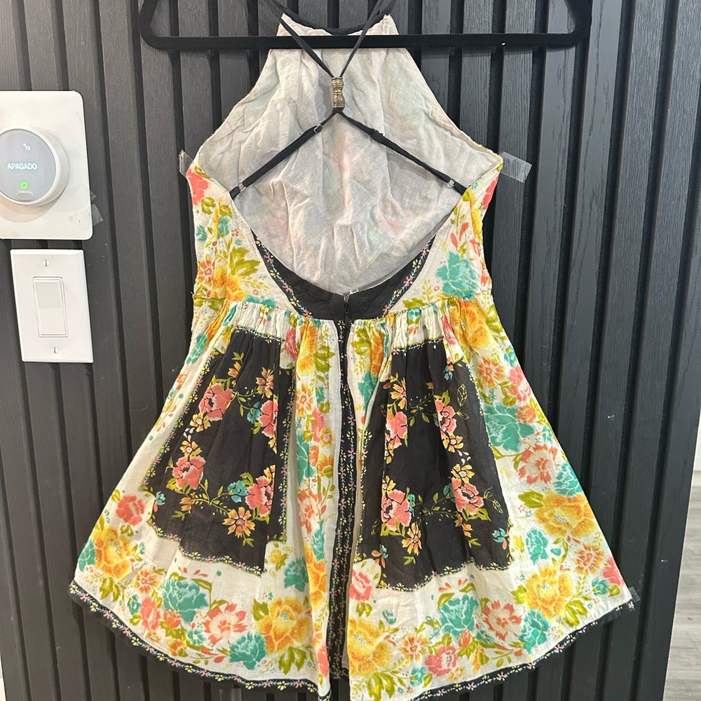Ecote Black and Green Halter Sundress - Picture 8 of 12